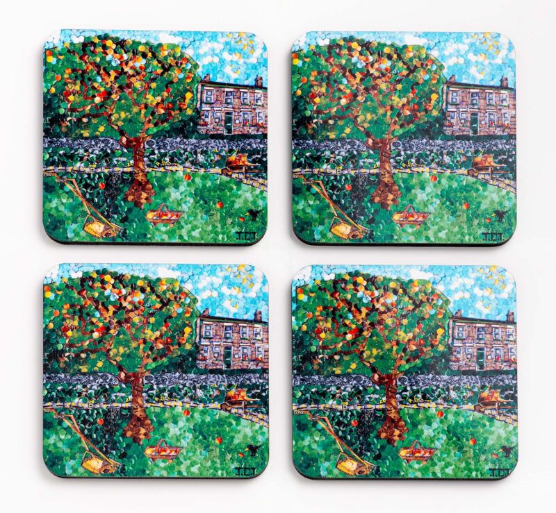 The Apple Tree Set of 4 Coasters