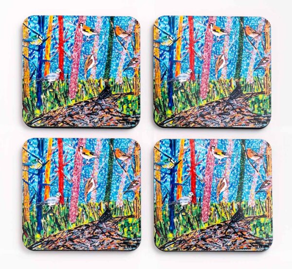 Woodland Walk Set of 4 Coasters