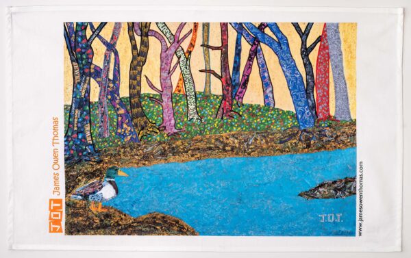 Fishpond Wood Tea Towel