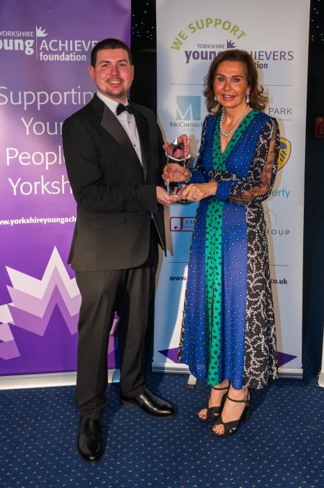 Presented with Award by Jan Fletcher OBE